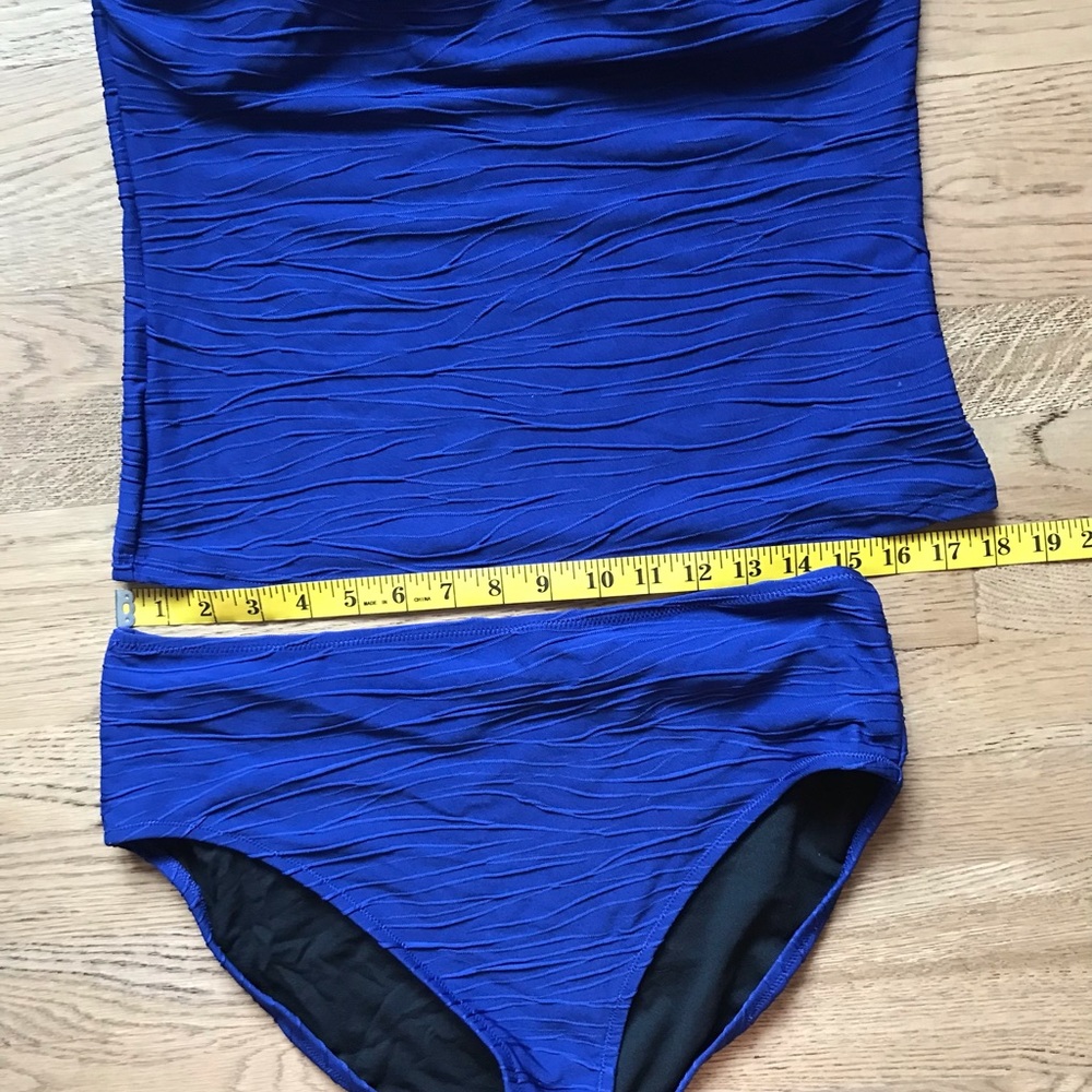 Royal blue Gottex Blue tankini EUC - Picture 5 of 8